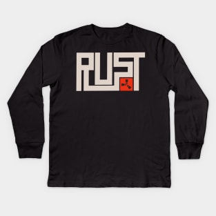 rust Kids Long Sleeve T-Shirt